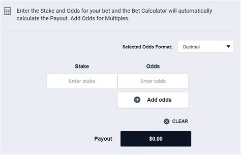 pinnacle bet calculator|Betting Odds Calculator .